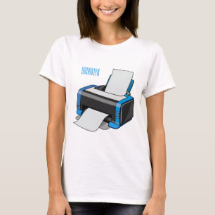 Printer cartoon illustration T-Shirt