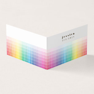 Printer Designer Colour Swatch Palette Sample Business Card