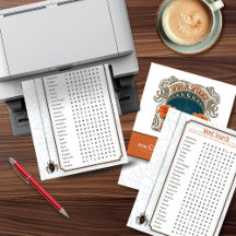 Printer-Friendly Halloween Word Search Party