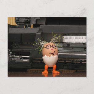 Printer Master Eggmen Series Postcard