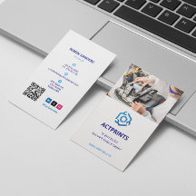 Printer Repair Business | Clean White Barcode