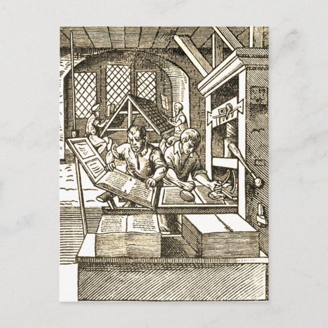 "Printing House"  Postcard (Front)