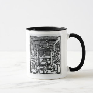 Printing press mug