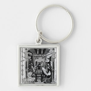 Printing workshop key ring