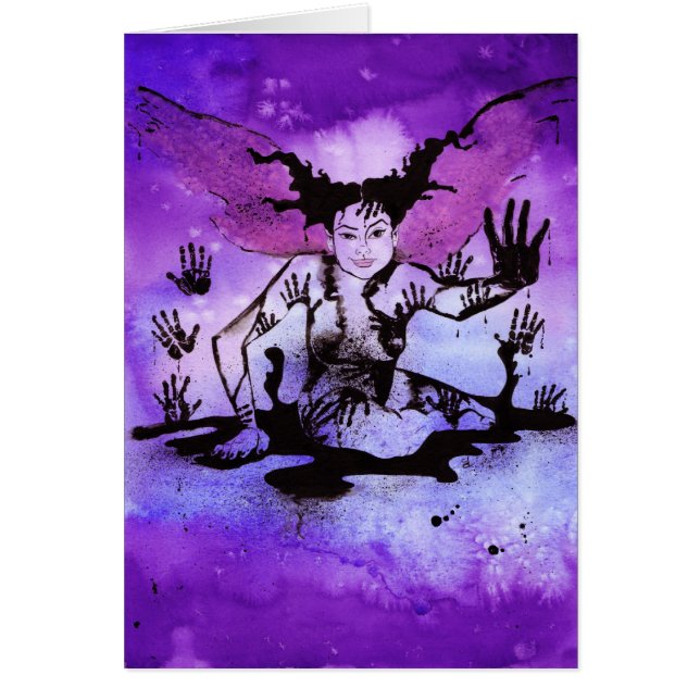 "Prints" Ink Fairy Card (Front)