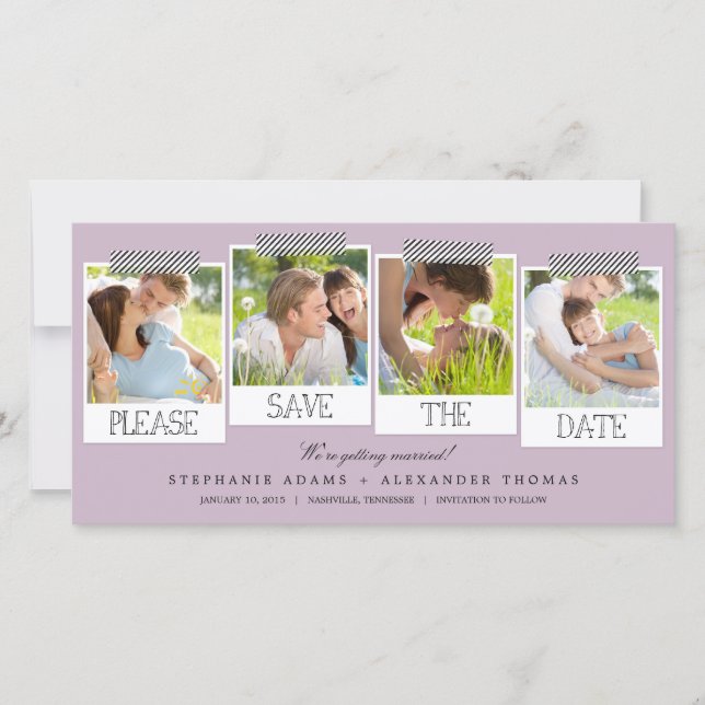 Prints Save The Date Photo Cards (Front)