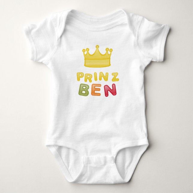 Prinz Ben Baby Bodysuit (Front)