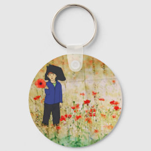 Prinz im Mohn Key Ring