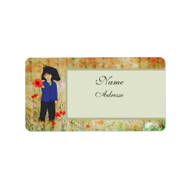 Prinz im Mohn  Label (Front)