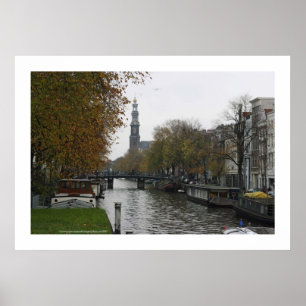 Prinzengracht . Amsterdam Poster