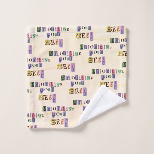 Prioritise yourself bath towel set (Wash Cloth)