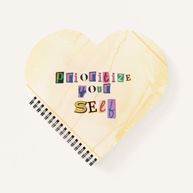Prioritise Yourself Notebook (Front)