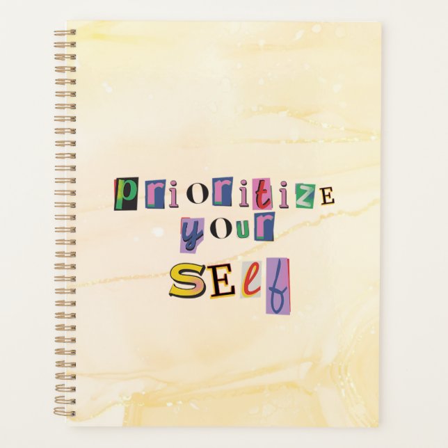 Prioritise Yourself Planner (Front)