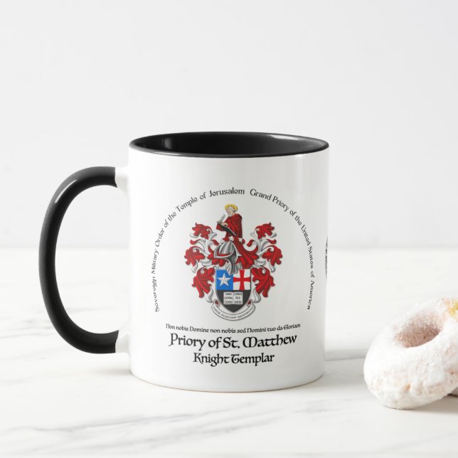 Priory of St. Matthew/SMOTJ Knight Templar Mug (With Donut)