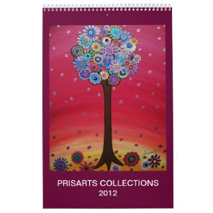 PRISARTS TREE OF LIFE PAINTINGS CALENDAR 2012
