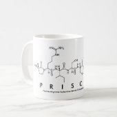 Priscila peptide name mug (Front Left)
