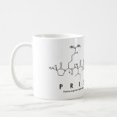 Priscila peptide name mug (Left)