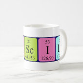 Priscila periodic table name mug (Front Right)