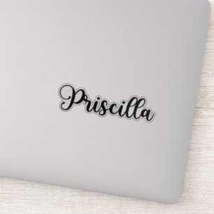 Priscilla Name - Handwritten Calligraphy