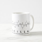 Priscilla peptide name mug (Front Right)