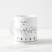 Priscilla peptide name mug (Front Left)