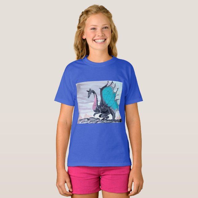 Priscilla Pride dragon Kids T-Shirt by JML (Front Full)