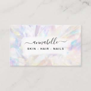 *~* Prism AP26 OPAL QR Crystal Rainbow Ethereal Business Card