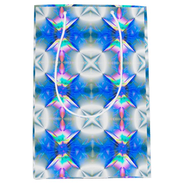 Prism Bloom Wrapping Paper & Gift Bags Light Colou (Front)