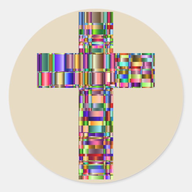 prism cross stickers (Front)