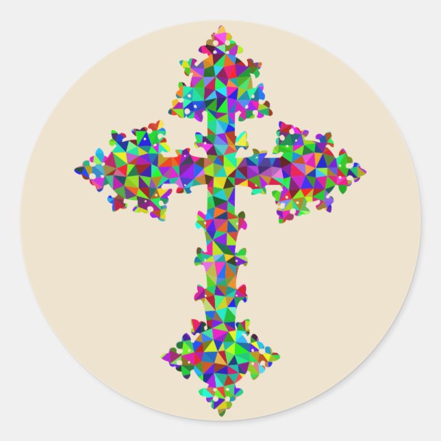 prism cross stickers (Front)
