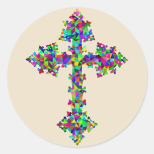 prism cross stickers