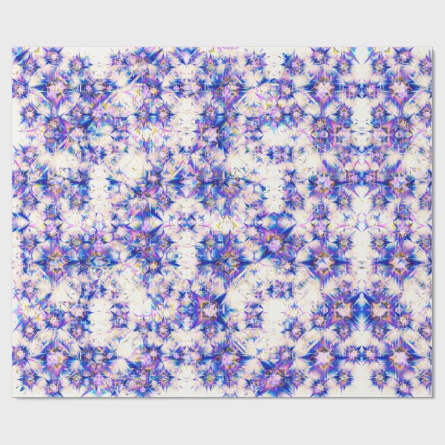 Prism Crystal Christmas Gift Wrap (Flat)