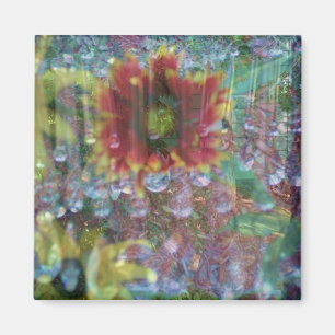 Prism flowers magnet