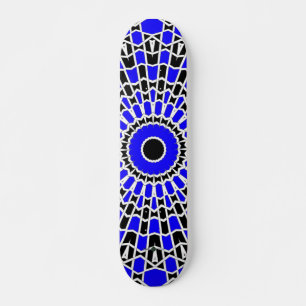 Prism Mandala ( Blue ) Skateboard