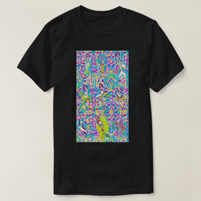 Prism Mermaids T-Shirt (Design Front)