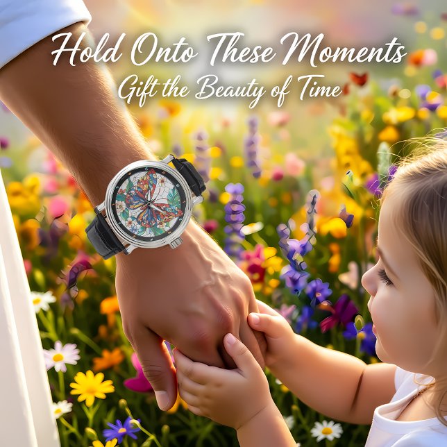 Prism of Nature" - Stained Glass Butterfly Watch (Creator Uploaded)