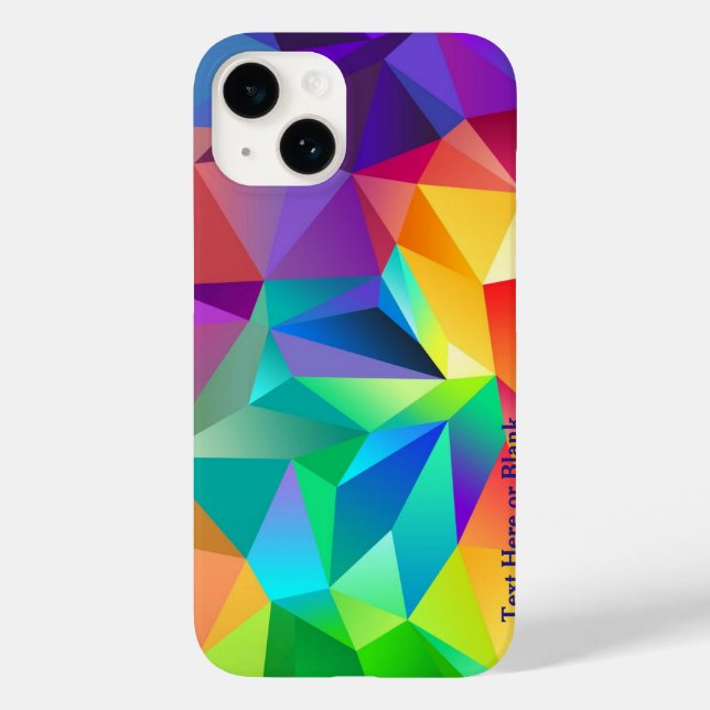 Prism of Rainbow Personalise Text  Case-Mate iPhone Case (Back)