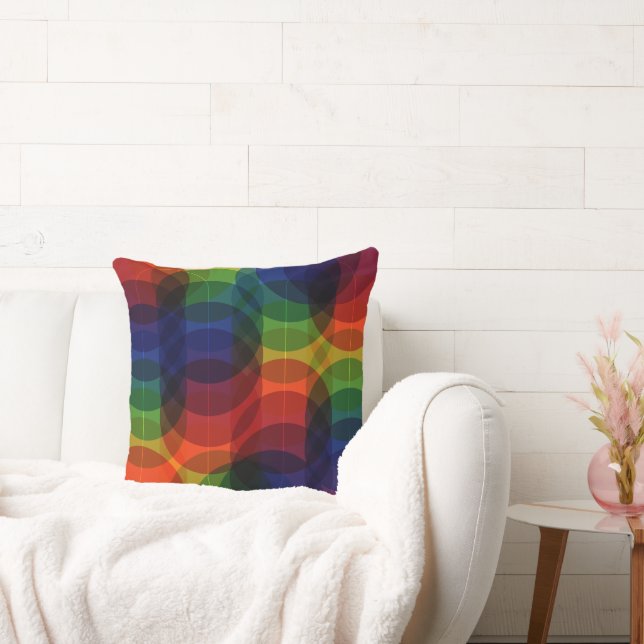 Prism Path Throw Pillow (Couch)