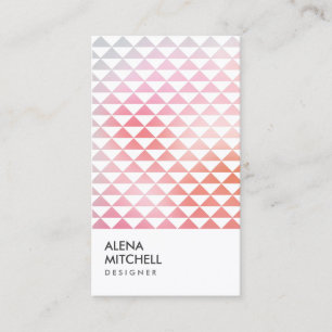 PRISM PHOTO in WHITE (Vertical) Business Card