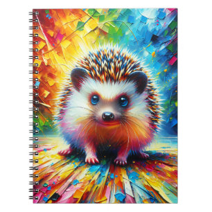 Prism Puff Hedgehog Notebook