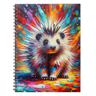 Prism Puff Porcupine Notebook