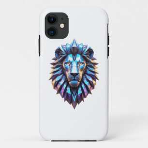 Prism Roar: Geometric Lion Tees iPhone 11 Case