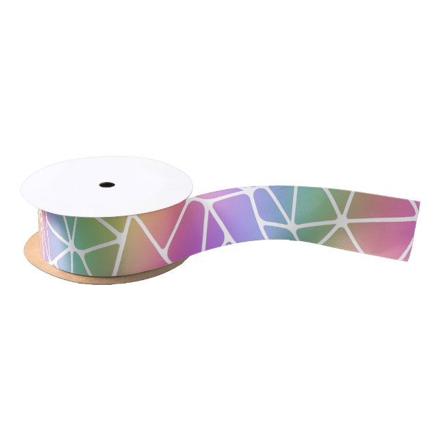 prism synapse net - rainbow web : satin ribbon (Spool)