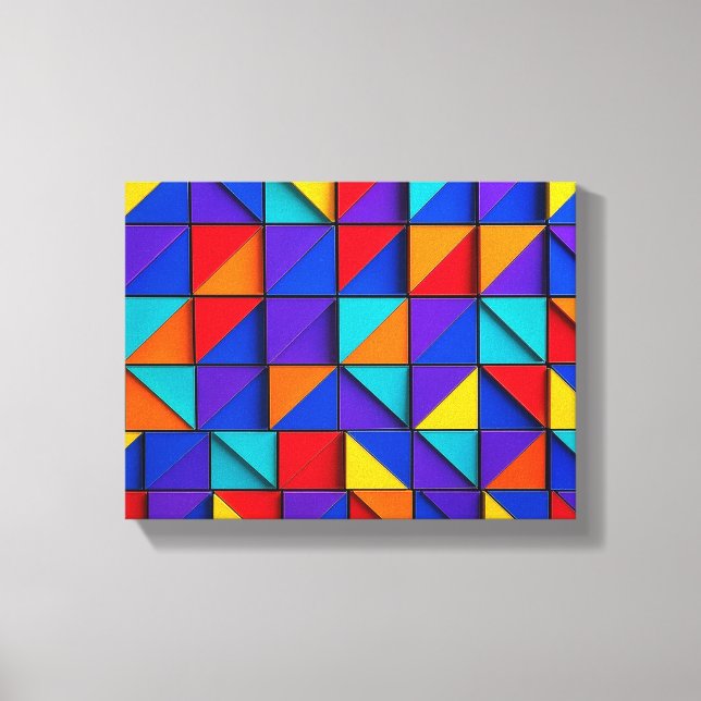 Prism Tile Canvas Print (Front)