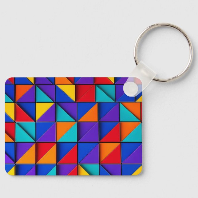 Prism Tile Key Ring (Front)