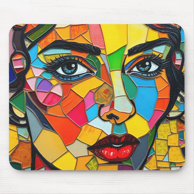 “Prismara” - Fragments of Her Flame Mouse Mat (Front)