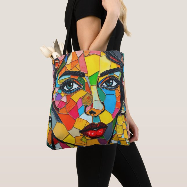 “Prismara” - Fragments of Her Flame Tote Bag (Close Up)
