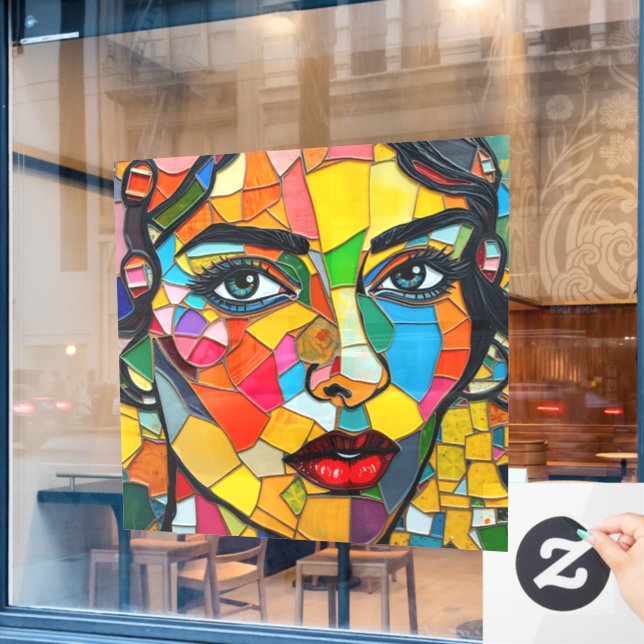 “Prismara” - Fragments of Her Flame Window Cling (Cafe Window)