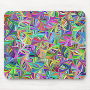 Prismatic Abstract Geometric Background Mouse Mat