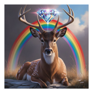 Prismatic Antlers Photo Print